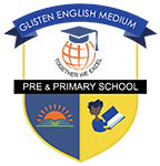 Glisten English Medium Logo